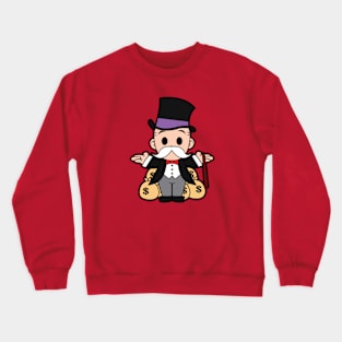 Monopoly Guy Chibi Crewneck Sweatshirt